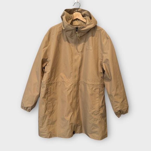 THE NORTH FACE Daybreak Water Repellent Mid Rain Parka Size XXL - Picture 7 of 16